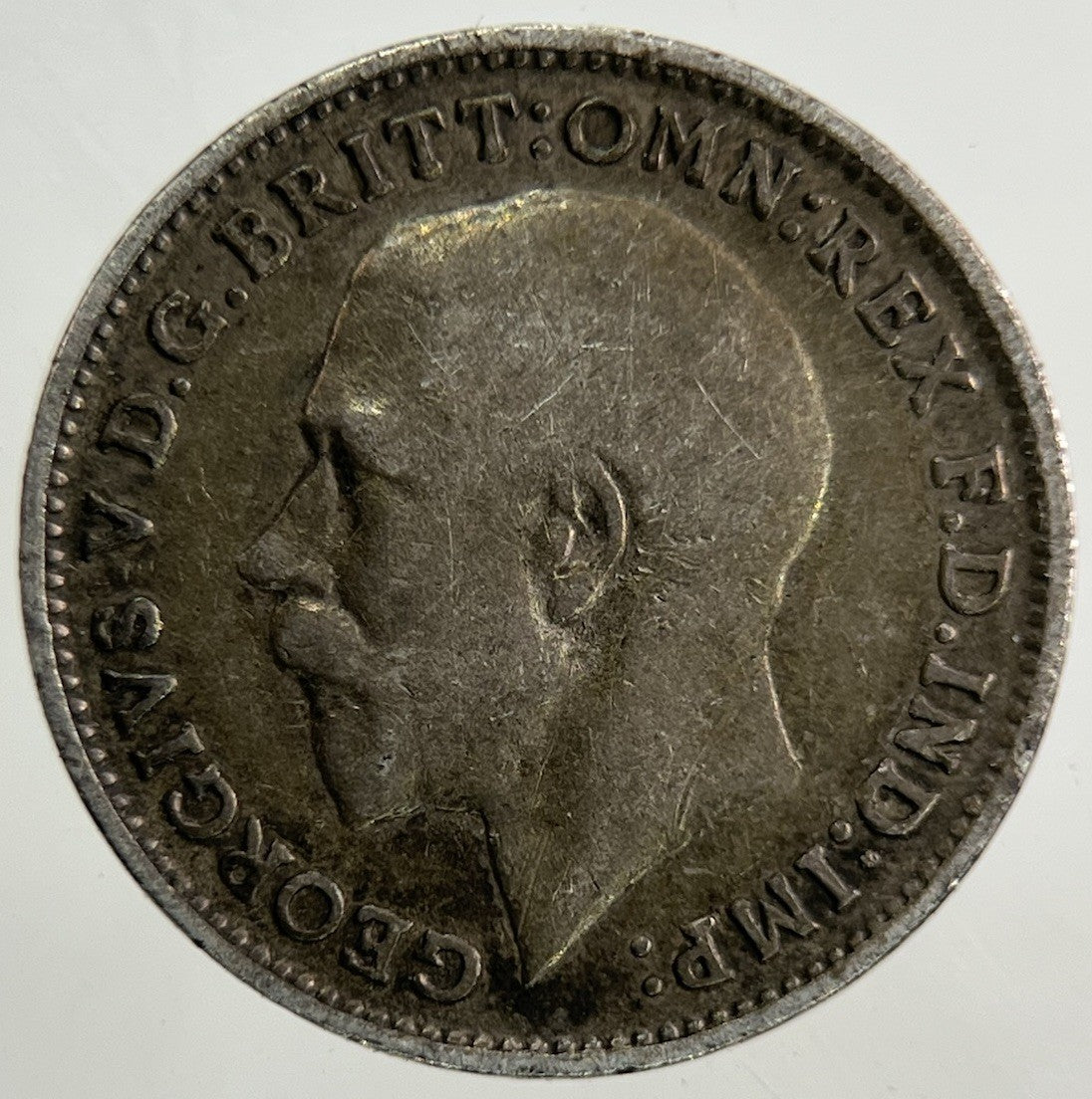 1914 George V Threepence Silver Coin | Collectable Grade
