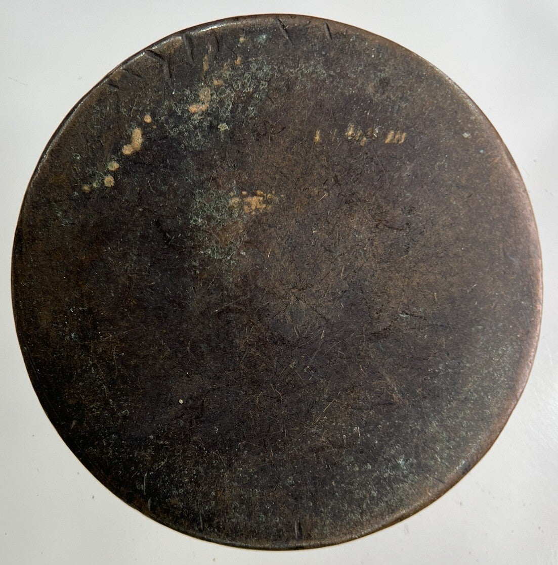 1861 Victoria One Penny Coin | Worn Grade