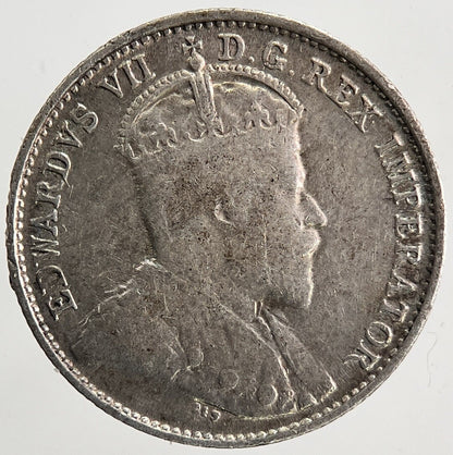1903 - H Canada 5 Cents Silver Coin | Fine Collectable Grade | a6393