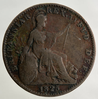 1825 George IV Farthing Coin | Fine Collectable Grade