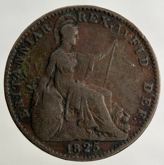 1825 George IV Farthing Coin | Fine Collectable Grade