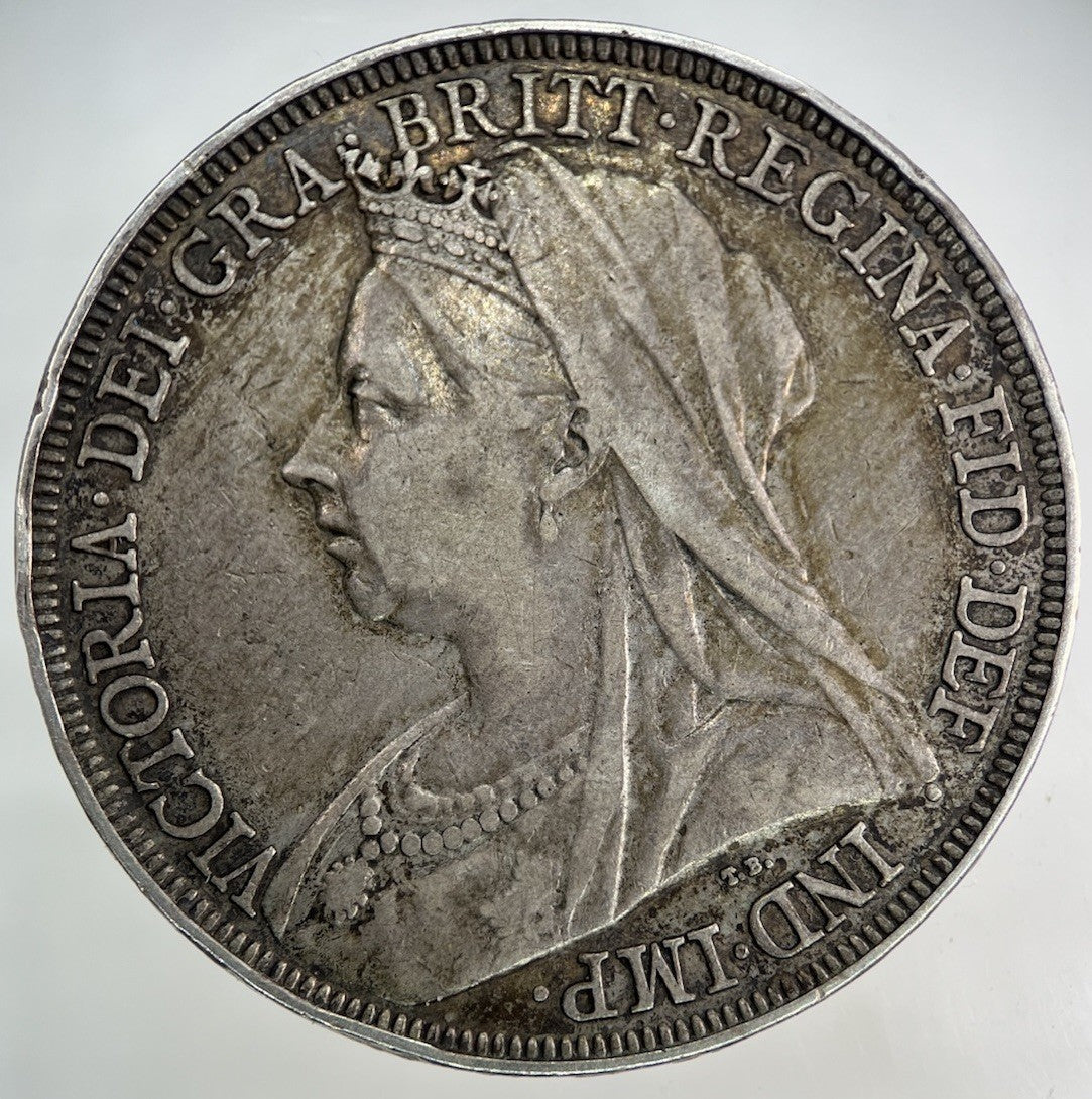 1895 Victoria One Crown Silver Coin | Fine Collectable Grade