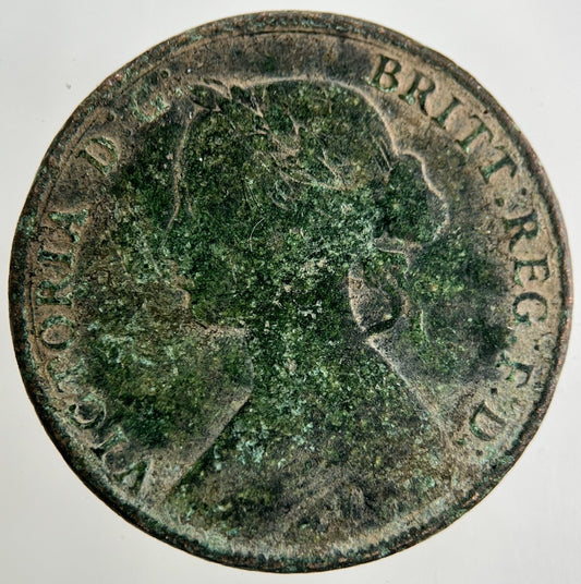 1861 Victoria Half - Penny Coin | Collectable Grade
