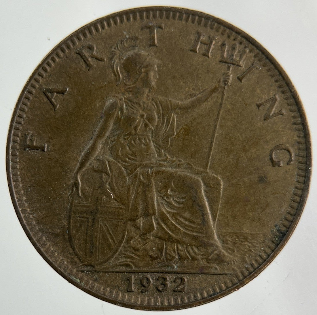1932 George V Farthing Coin | Very High Grade