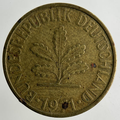 1971 Germany 10 Pfennig Coin | Fine Collectable Grade