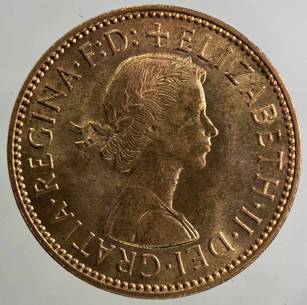 1966 Elizabeth II 2nd Half - Penny Coin | Very Fine Grade