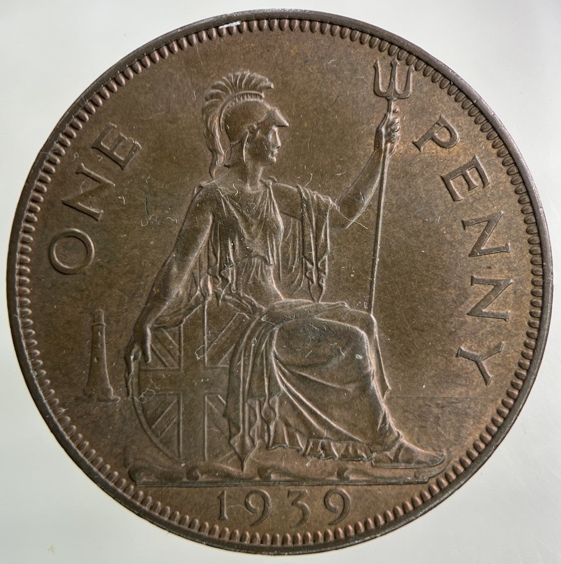1939 George VI Penny Coin | Very High Grade