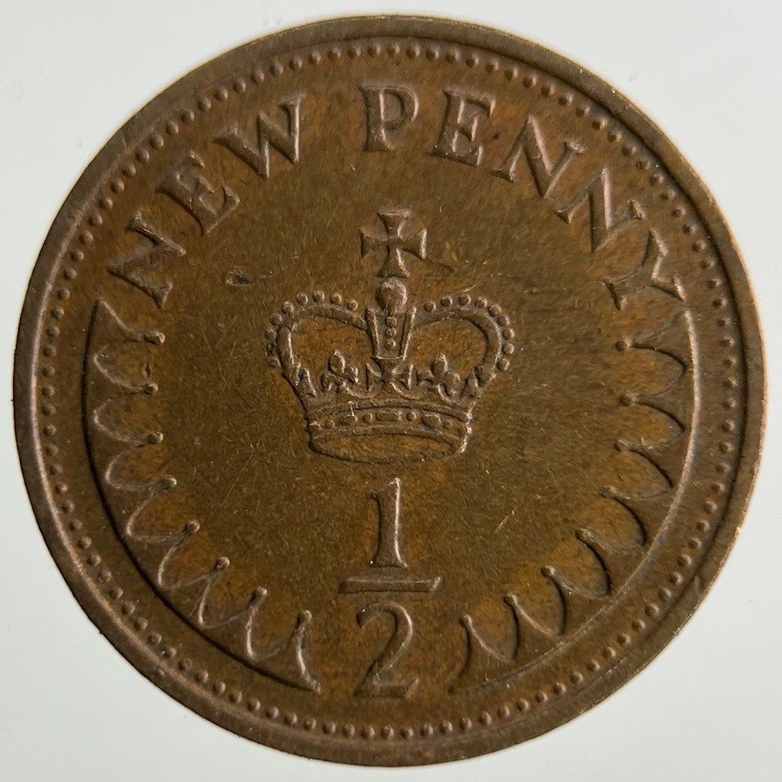 1971 Elizabeth II 2nd 1/2 Half - Penny Coin | Fine Collectable Grade