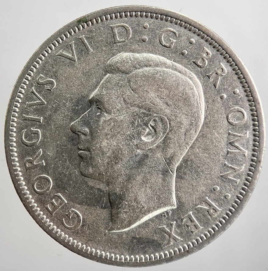 1940 George VI Half - Crown Silver Coin | Fine Collectable Grade | a3350