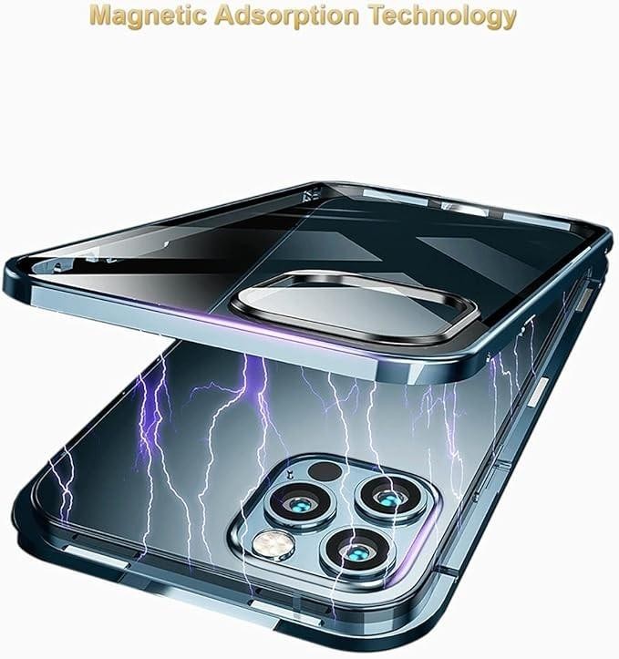 iPhone 11 PRO Black 360 Magnetic Tempered Glass Protective Case