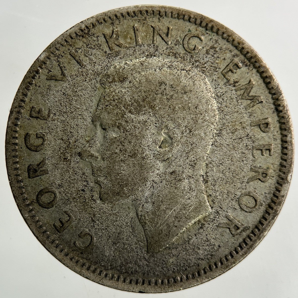 1943 New Zealand One Shilling Silver Coin | Collectable Grade