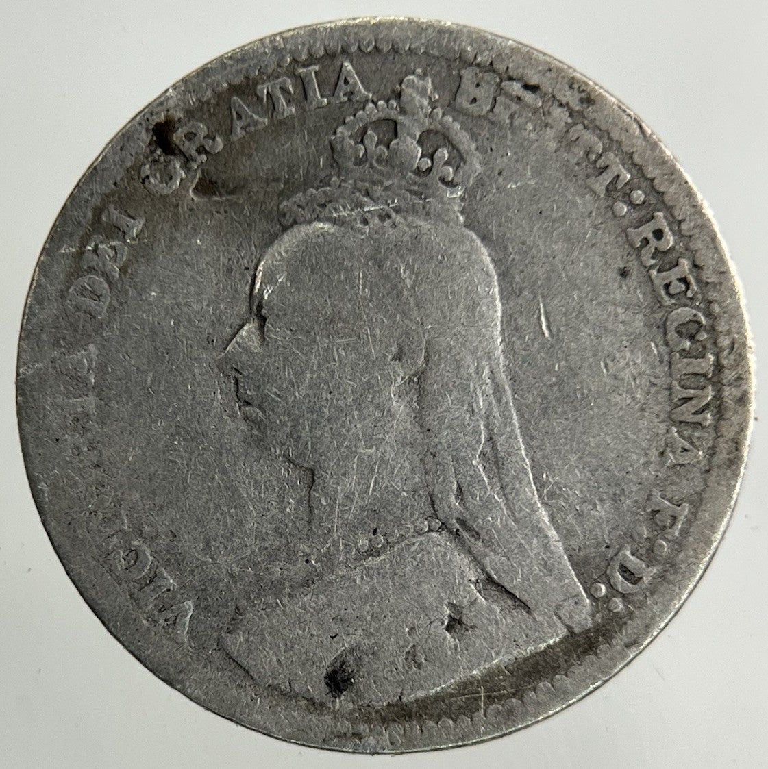 1890 Victoria Threepence Silver Coin | Collectable Grade