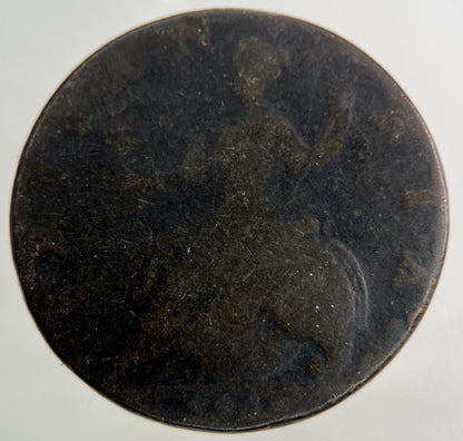 1747 George II 2nd Half - Penny Coin | Fair Grade