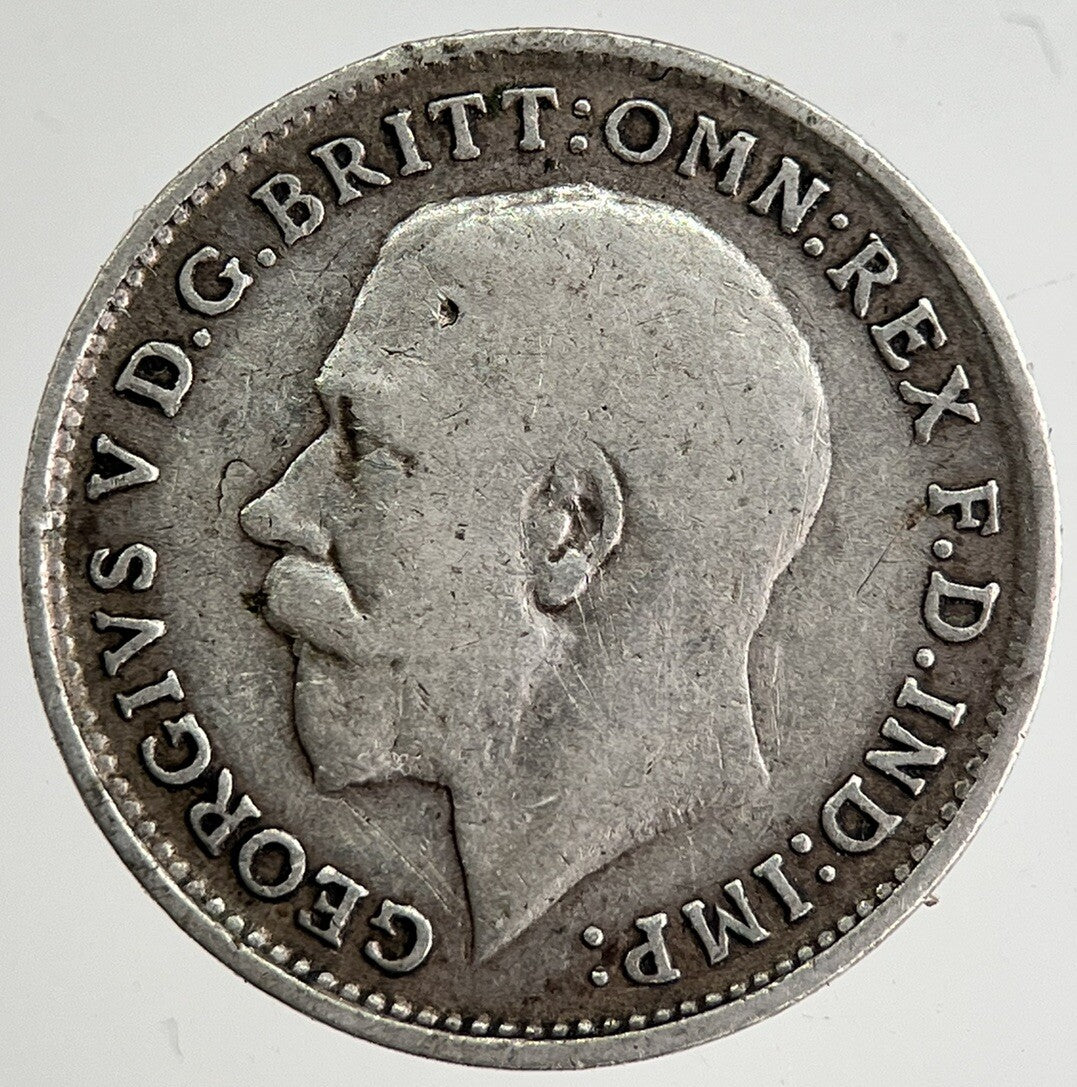 1919 George V Threepence Silver Coin | Fine Collectable Grade | a8452