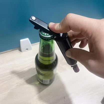 Foldable Magnetic Wine Bottle Theme Wine Drinks Bottle Opener Gift UK