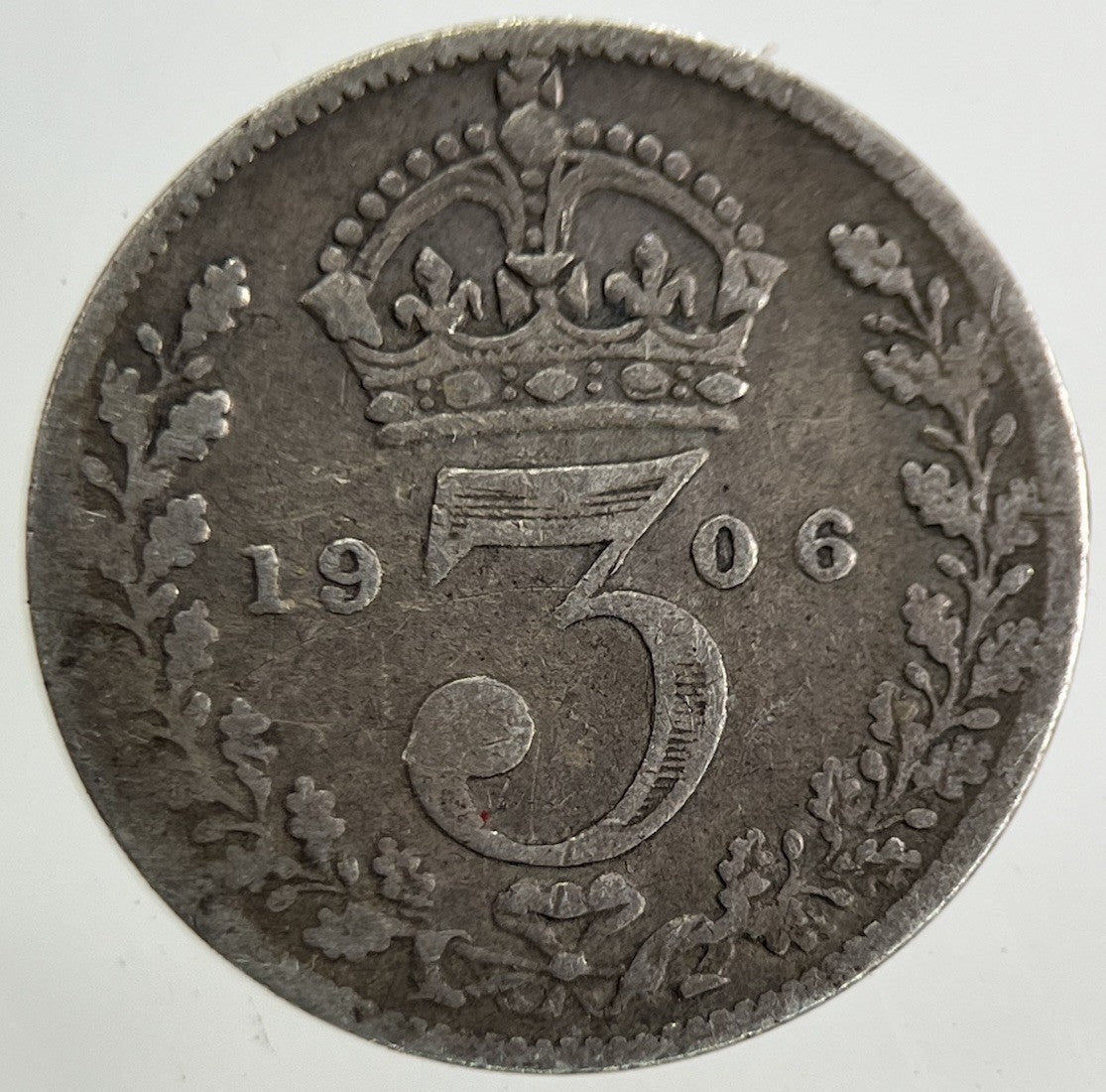 1906 Edward VII Threepence Silver Coin | Collectable Grade