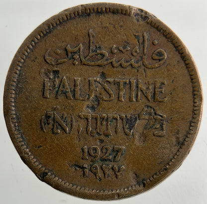 1927 Palestine 1 One Mil Coin | Collectable Grade