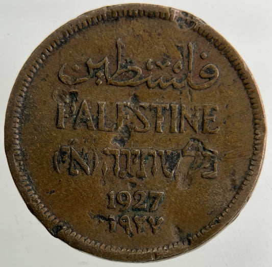 1927 Palestine 1 One Mil Coin | Collectable Grade