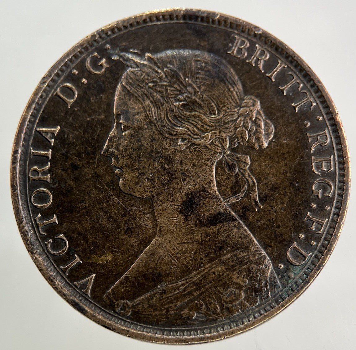 1862 Victoria Half - Penny Coin | Very High Grade