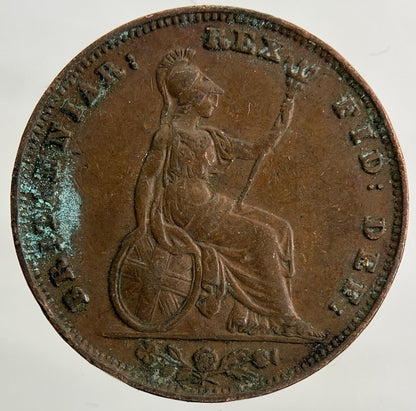1835 William IV Farthing Coin | Fine Collectable Grade