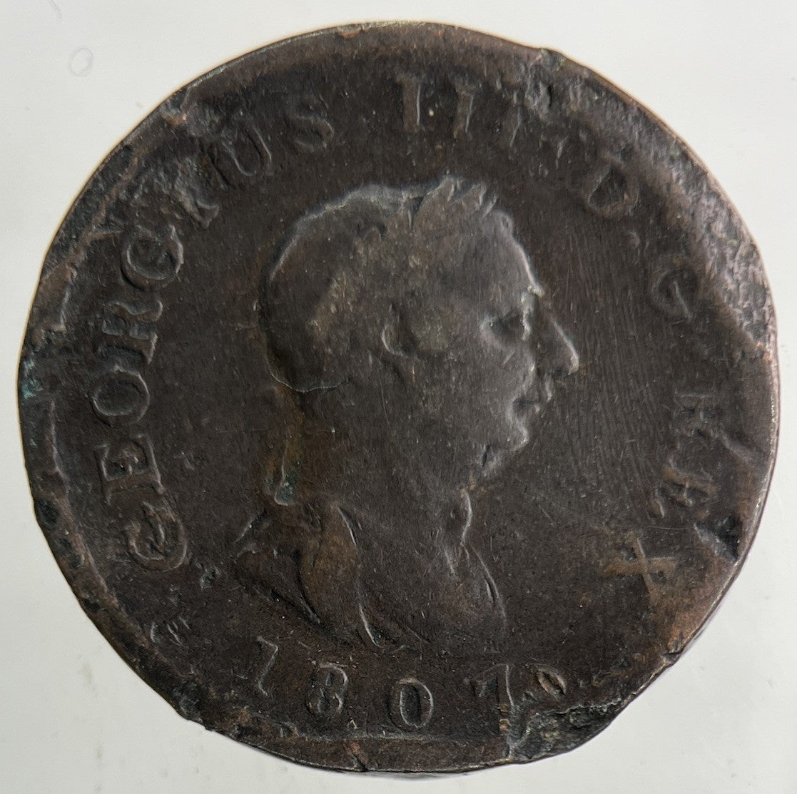 1807 George III 3rd Farthing Coin | Collectable Grade