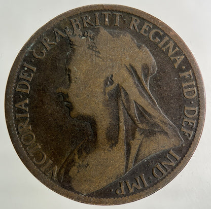 1897 Victoria One Penny Coin | Collectable Grade