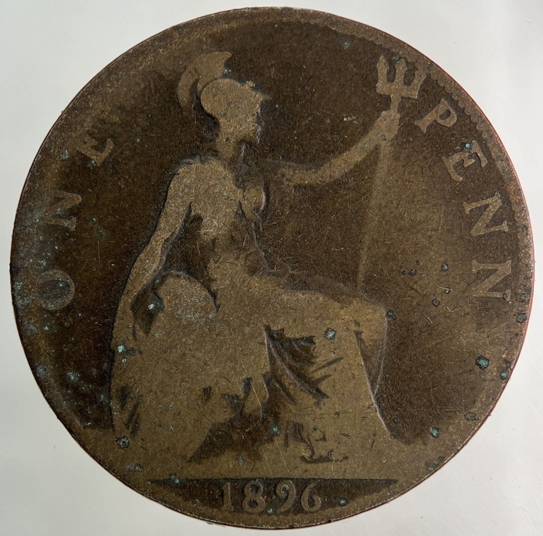 1896 Victoria One Penny Coin | Collectable Grade