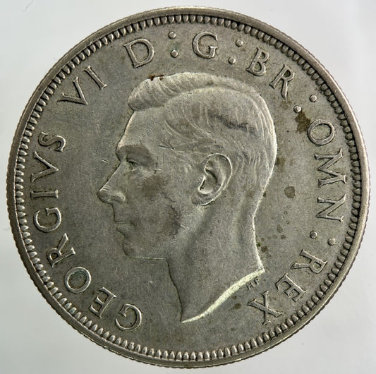 1945 George VI Half - Crown Silver Coin | Very High Grade