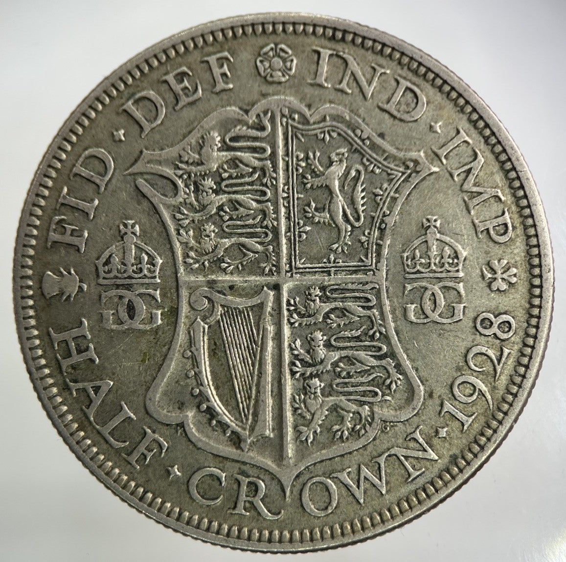1928 George V Half - Crown Silver Coin | Very High Grade