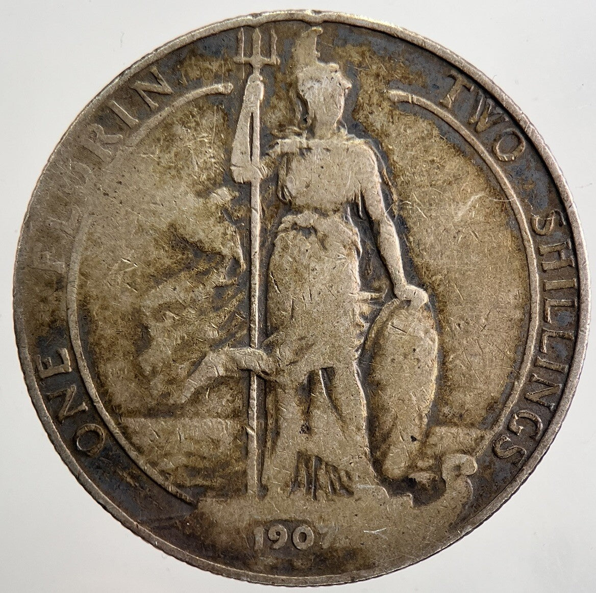 1907 Edward VII Florin Silver Coin | Collectable Grade