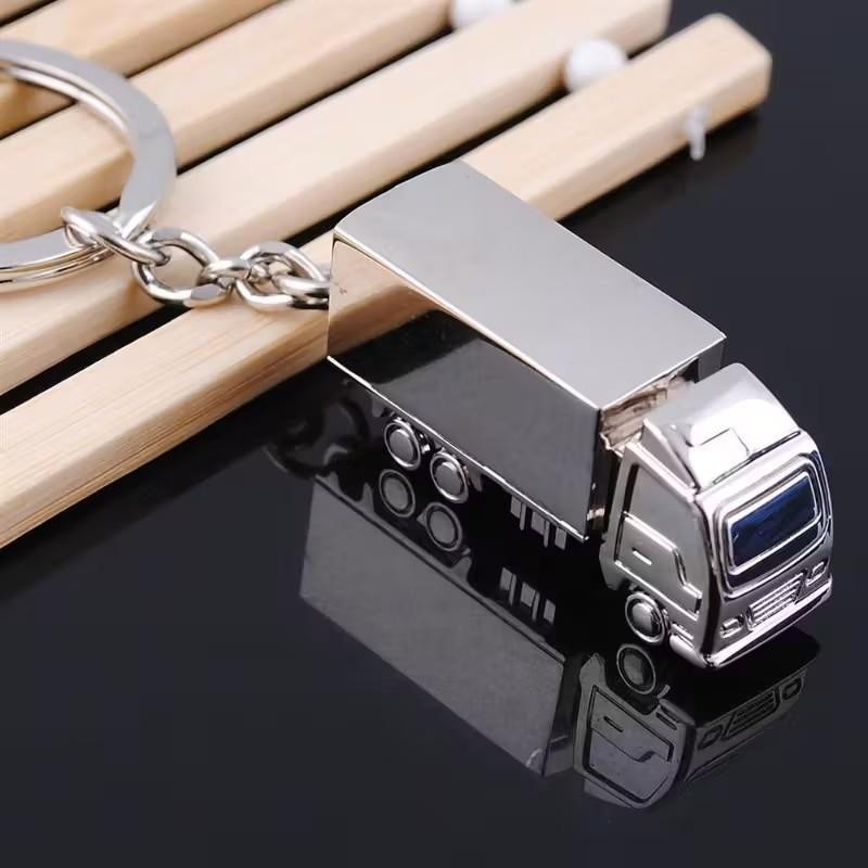 Mini Metal Heavy Lorry Truck Driver Keyring Premium Keychain Gift UK