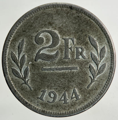 1944 Belgium 2 Francs Coin | Collectable Grade