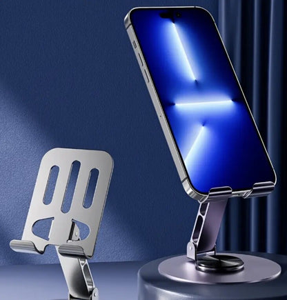 Dark Purple Metal Phone Tablet iPhone Samsung Galaxy Angle Stand - UK Stock