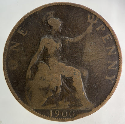 1900 Victoria One Penny Coin | Collectable Grade