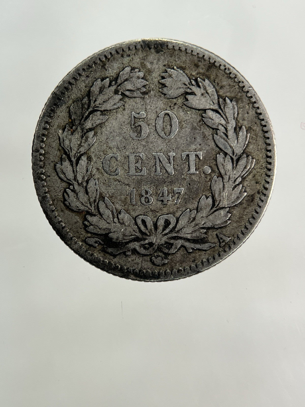 1847 France 50 Centimes Silver Coin | Fine Collectable Grade
