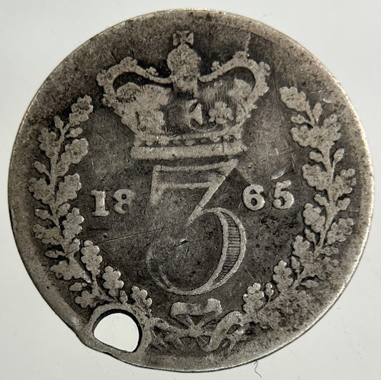1865 Victoria Threepence Silver Coin | Collectable Grade