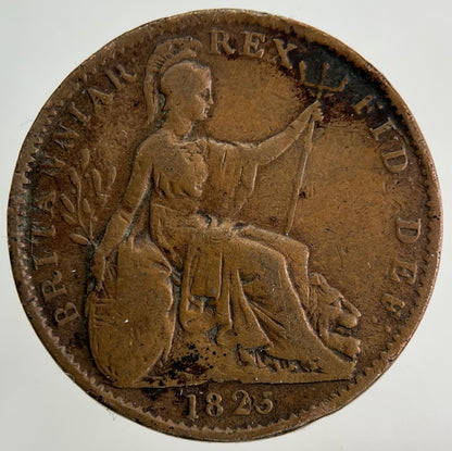 1825 George IV Farthing Coin | Collectable Grade