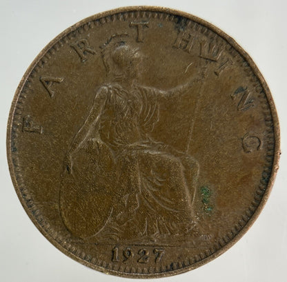 1927 George V Farthing Coin | Fine Collectable Grade