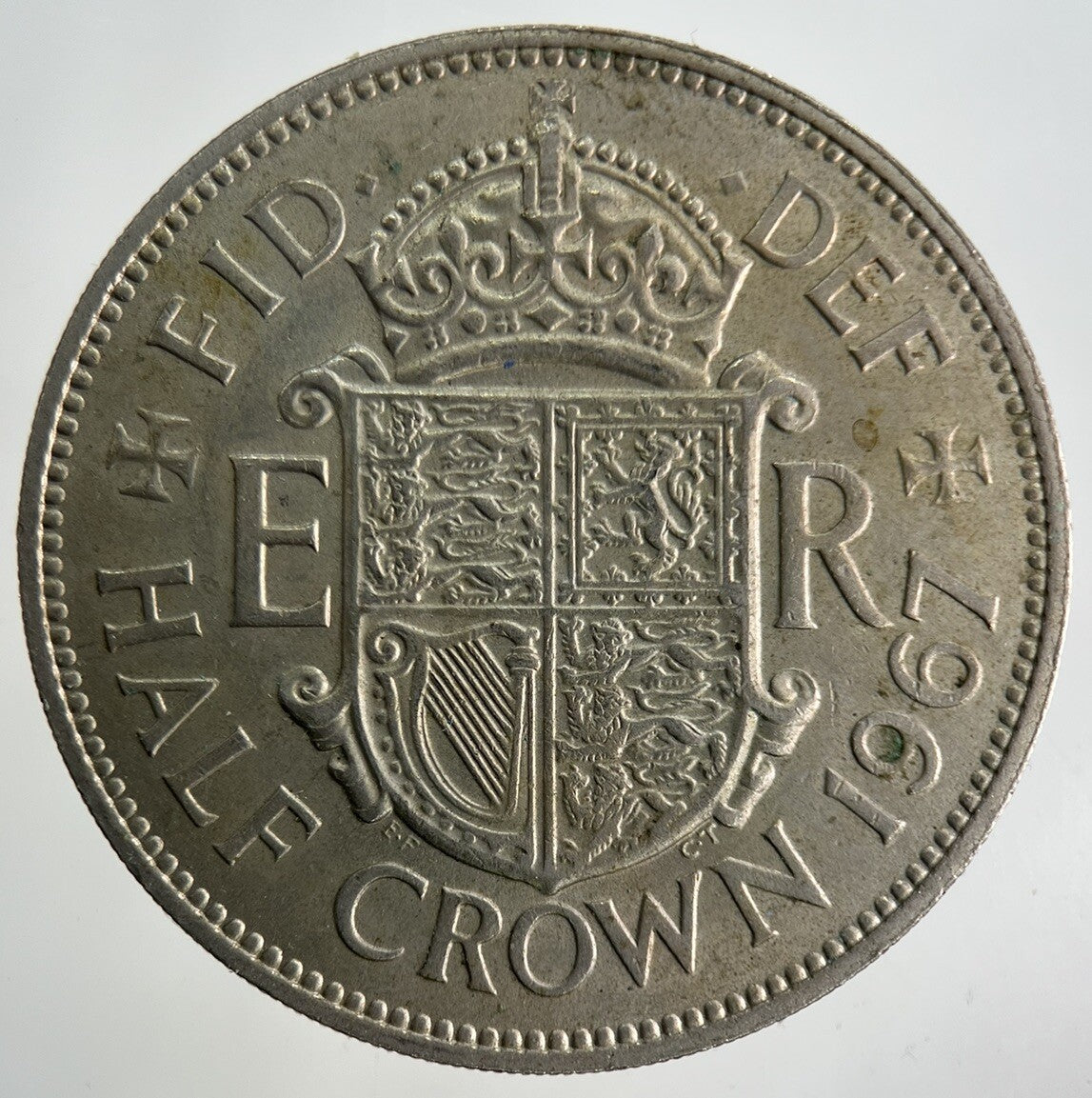 1967 Elizabeth II 2nd Half - Crown Coin | Fine Collectable Grade