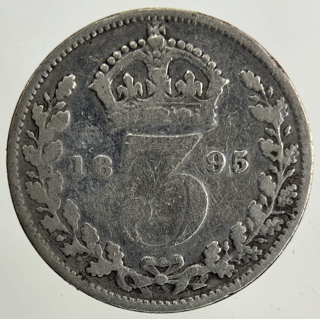 1895 Victoria Threepence Silver Coin | Collectable Grade