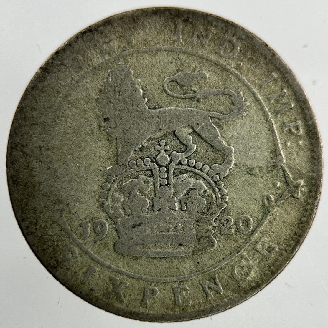 1920 George V Sixpence Silver Coin | Fair Grade