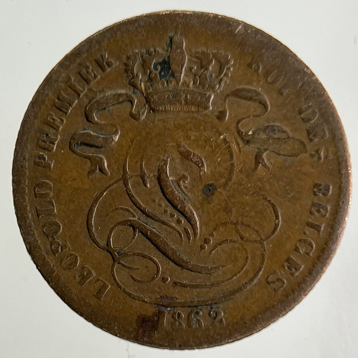 1862 Belgium 1 Centime Coin | Collectable Grade