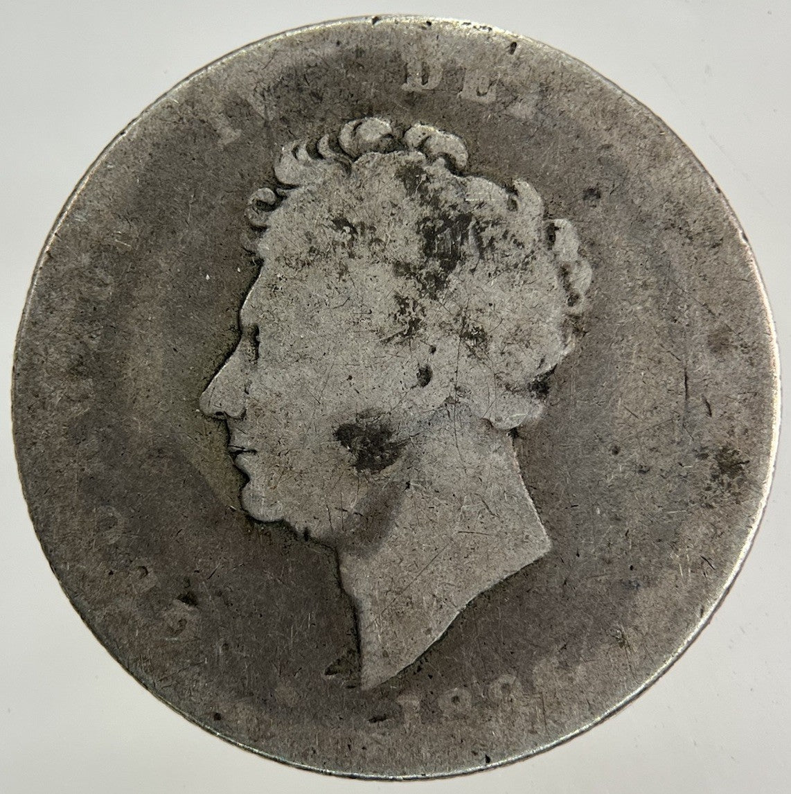 1826 George IV Shilling Silver Coin | Fair Grade