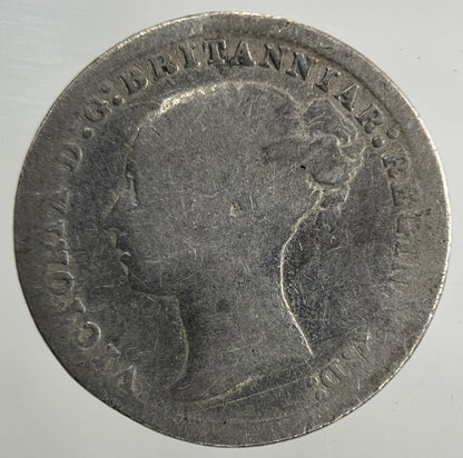 1879 Victoria Threepence Silver Coin | Worn Grade