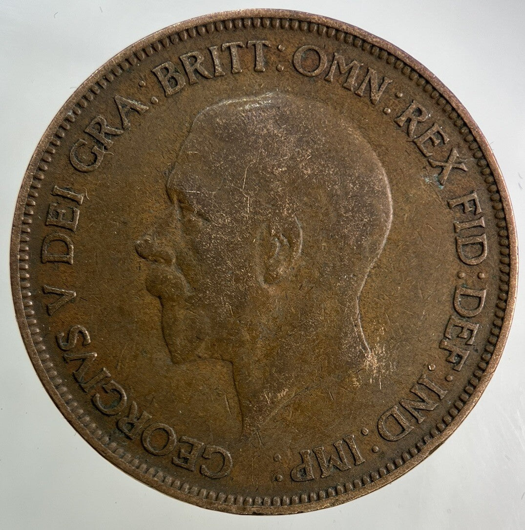 1928 George V One Penny Coin | Collectable Grade