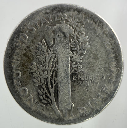 1917 - D US USA Mercury Dime Silver Coin | Collectable Grade