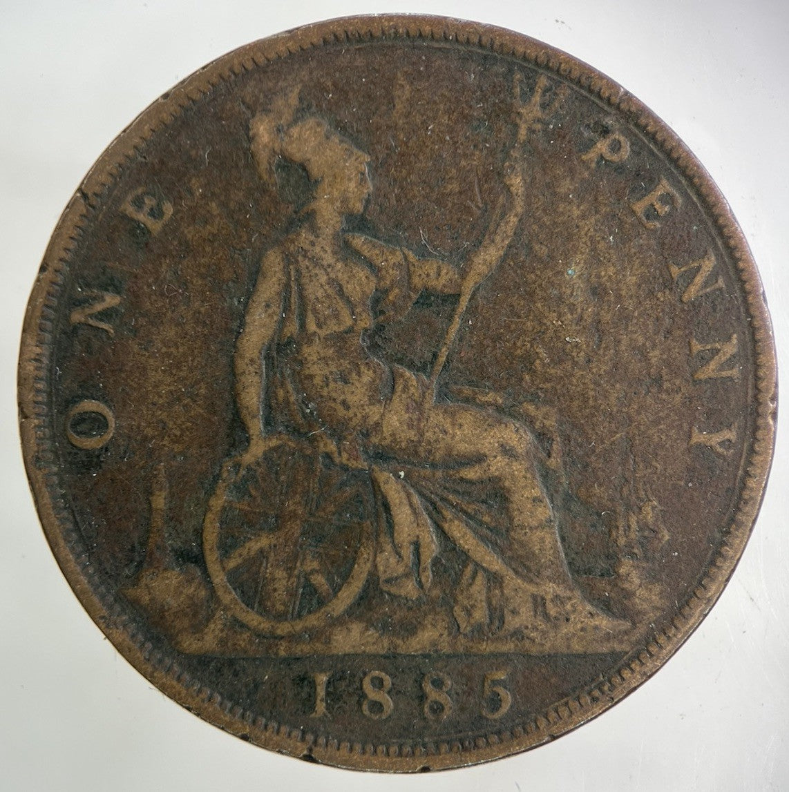 1885 Victoria One Penny Coin | Collectable Grade