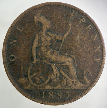 1885 Victoria One Penny Coin | Collectable Grade