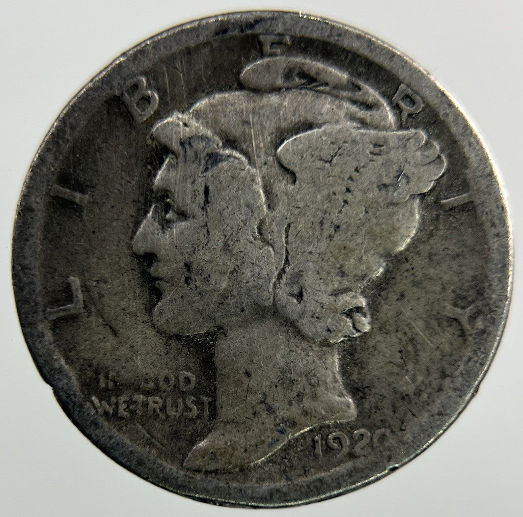 1920 US USA Mercury Dime Silver Coin | Collectable Grade