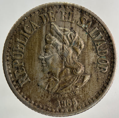 1985 El Salvador 1 Colon Coin | Fine Collectable Grade